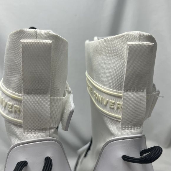 Converse All Star Chuck Taylor GR82 Platform Heel Boot Size 10 Womens White Shoe - Picture 9 of 14